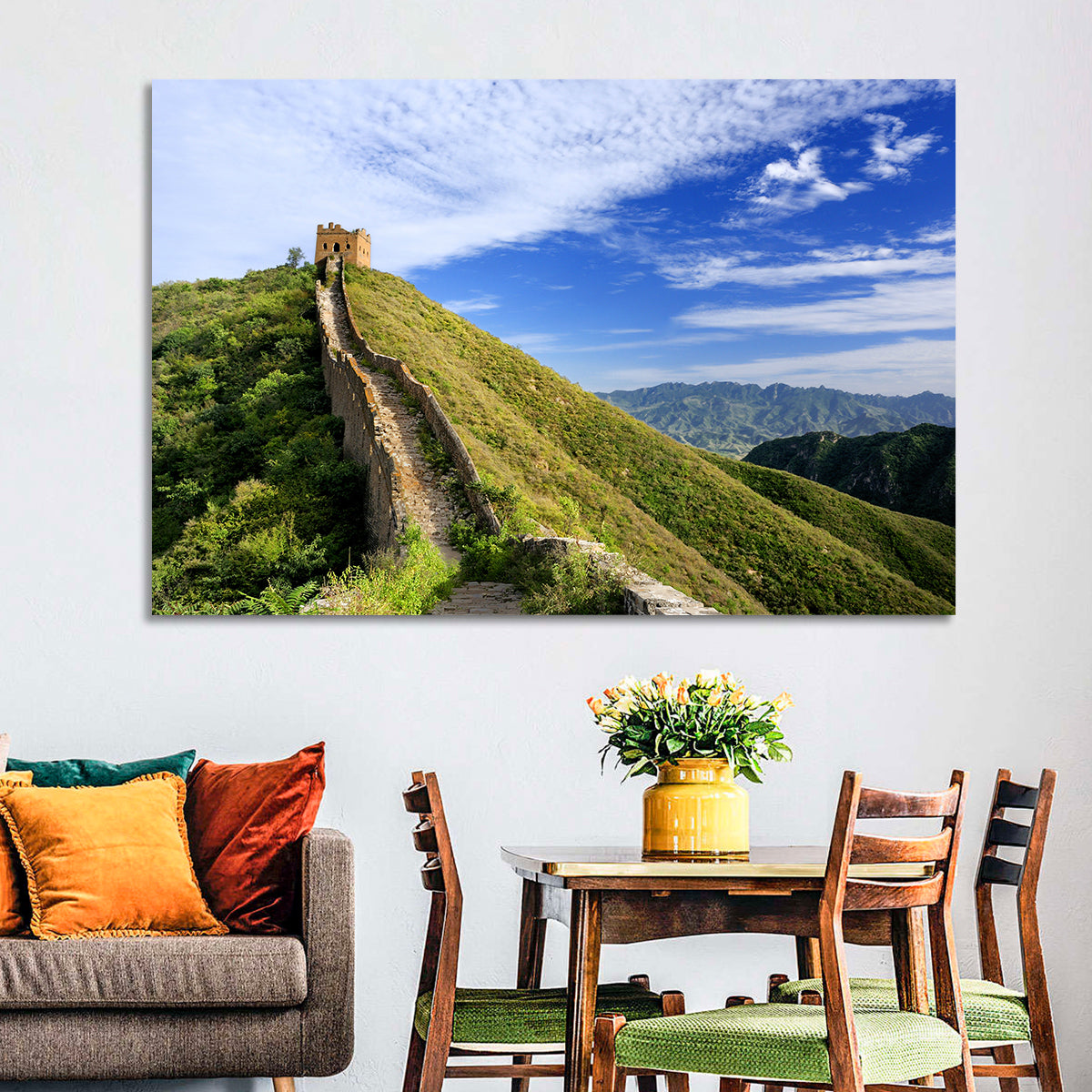 Great Watchtower View Wall Art in a room, landscape