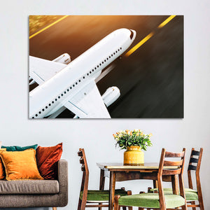 Commercial Airplane Taking Off Wall Art