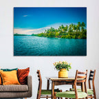 Tropical River in India Wall Art