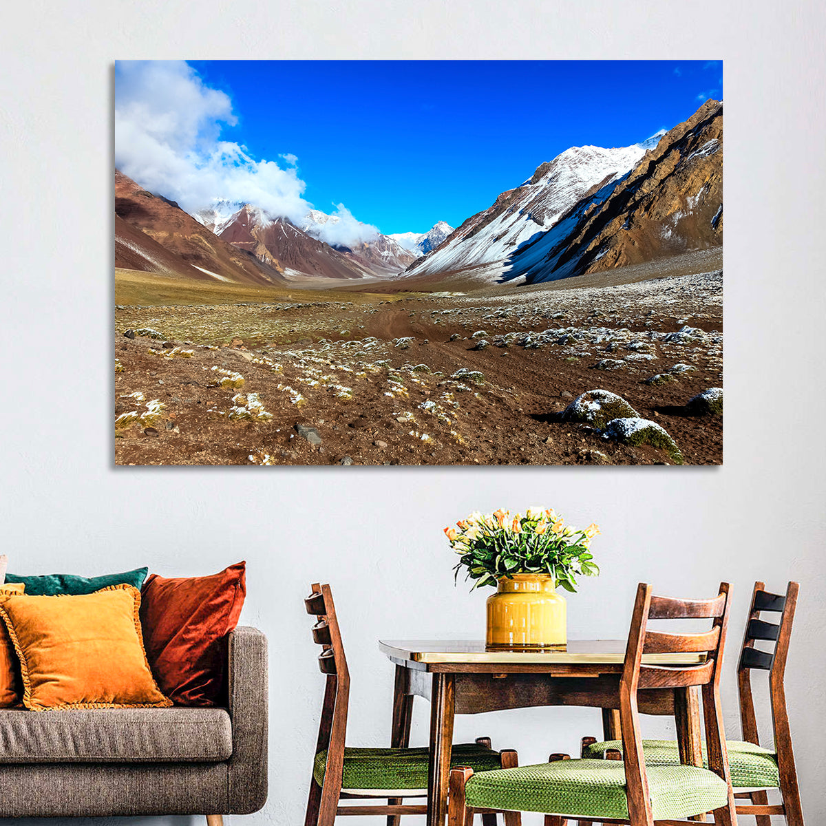 Mount Aconcagua Valley View Wall Art