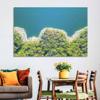 Lake Travis Shoreline Aerial Wall Art