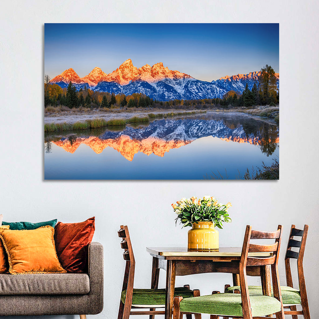 Schwabacher Landing, Grand Teton Sunrise Wall Art