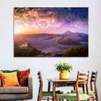 Mount Bromo Sunset View Wall Art