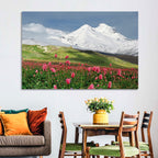 Caucasus Spring Wildflower Meadow Wall Art
