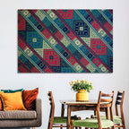 Handwoven Geometric Textile Wall Art