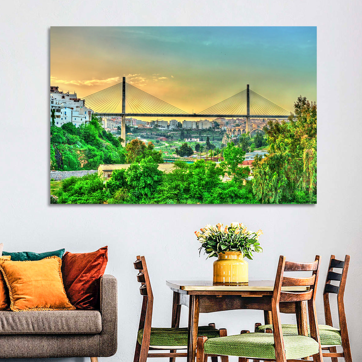 Salah Bey Viaduct at Golden Hour Wall Art