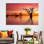 Lake Bonney Sunset Reflections Wall Art