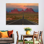 Tribal Park Monument Valley Sunset Wall Art