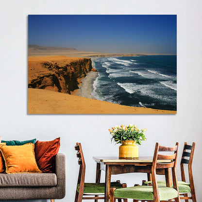 Peru Red Beach Wall Art
