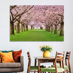 Cherry Blossom Avenue Wall Art