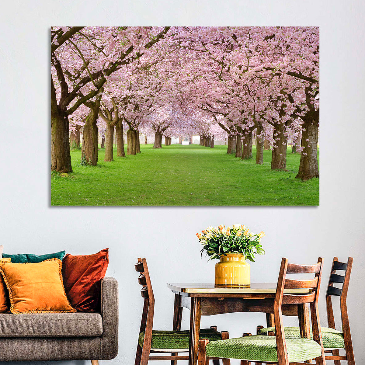 Cherry Blossom Avenue Wall Art