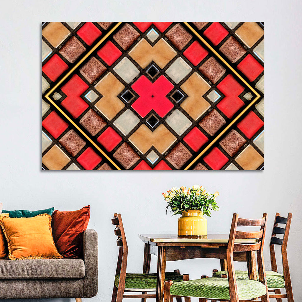 Connected Blocks Wall Art