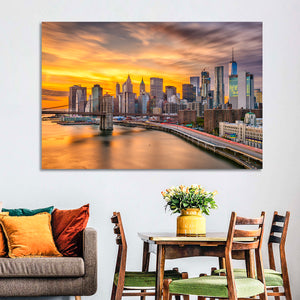 Lower Manhattan Skyline Wall Art