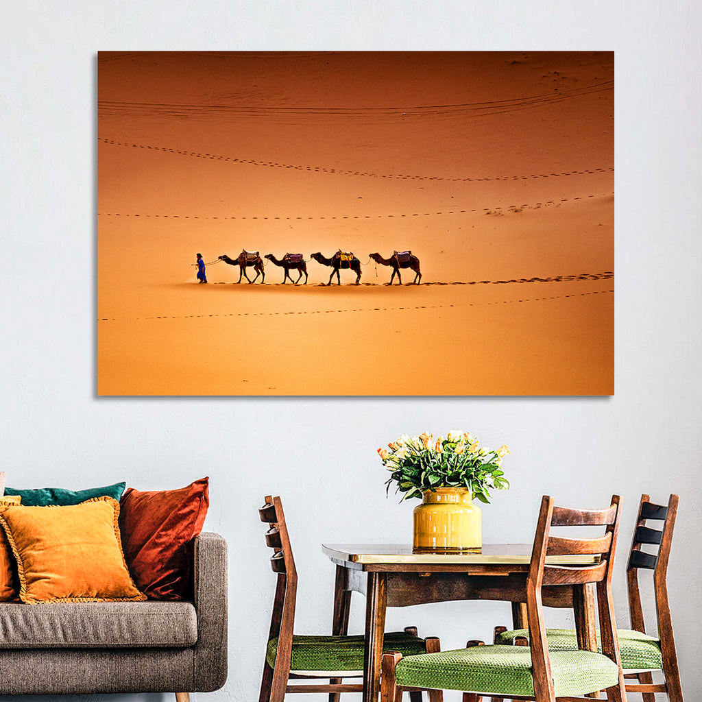 Sahara Camel Caravan Wall Art