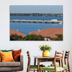 Lake Ray Hubbard Bridge View Wall Art