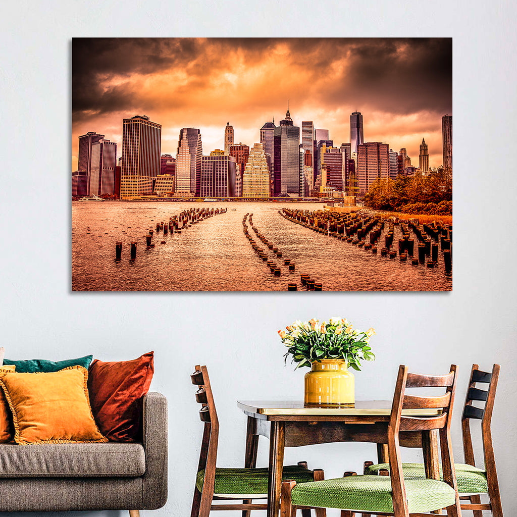 Lower Manhattan Financial District Wall Art