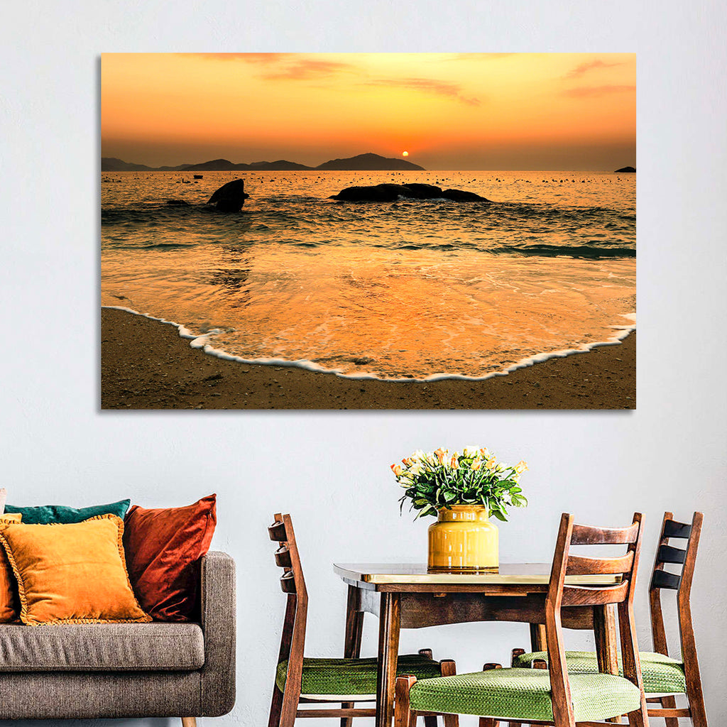 Khanh Hoa Beach Sunset Wall Art