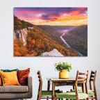 New River Gorge Sunset Wall Art
