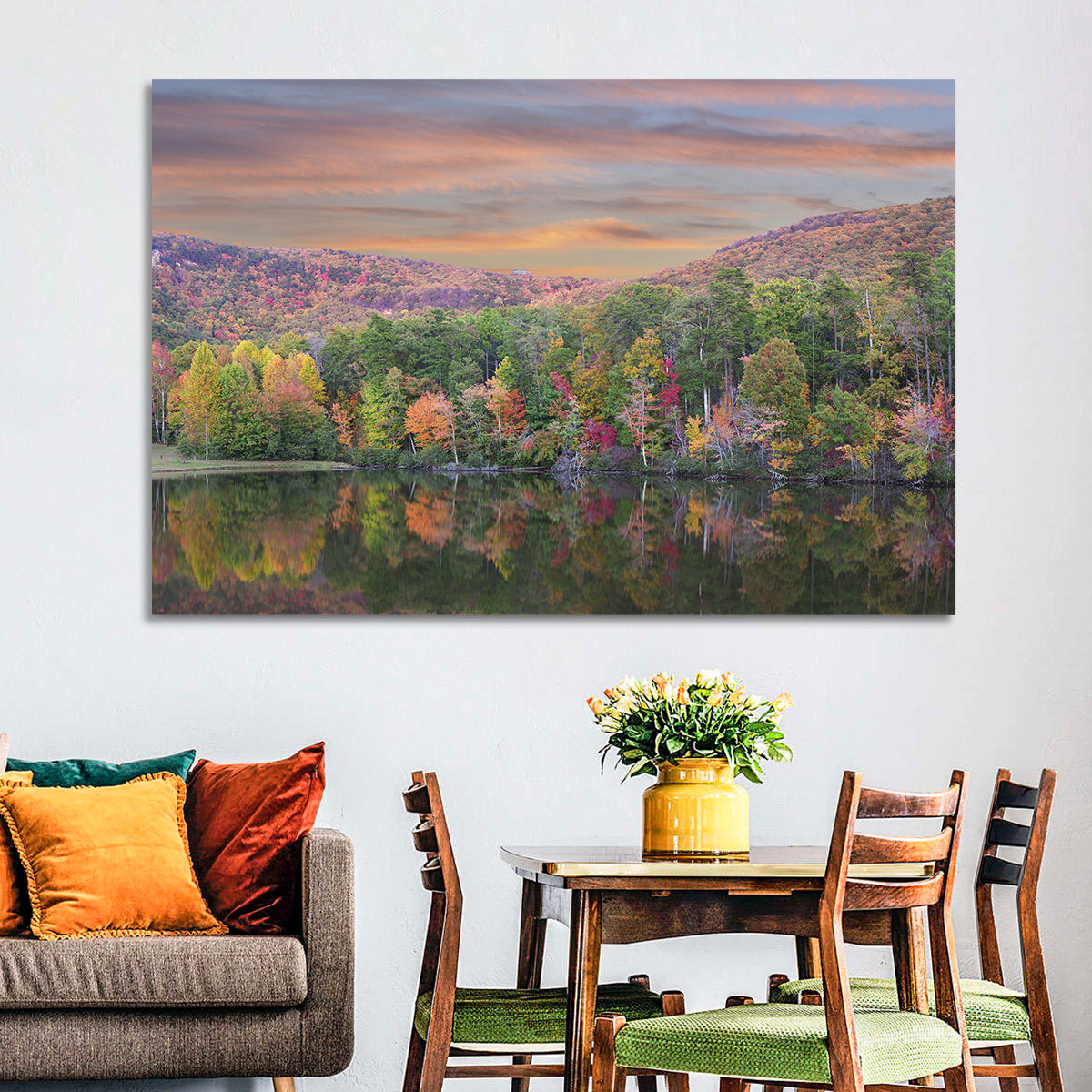 Cheaha State Park Lake Wall Art in a room, landscape