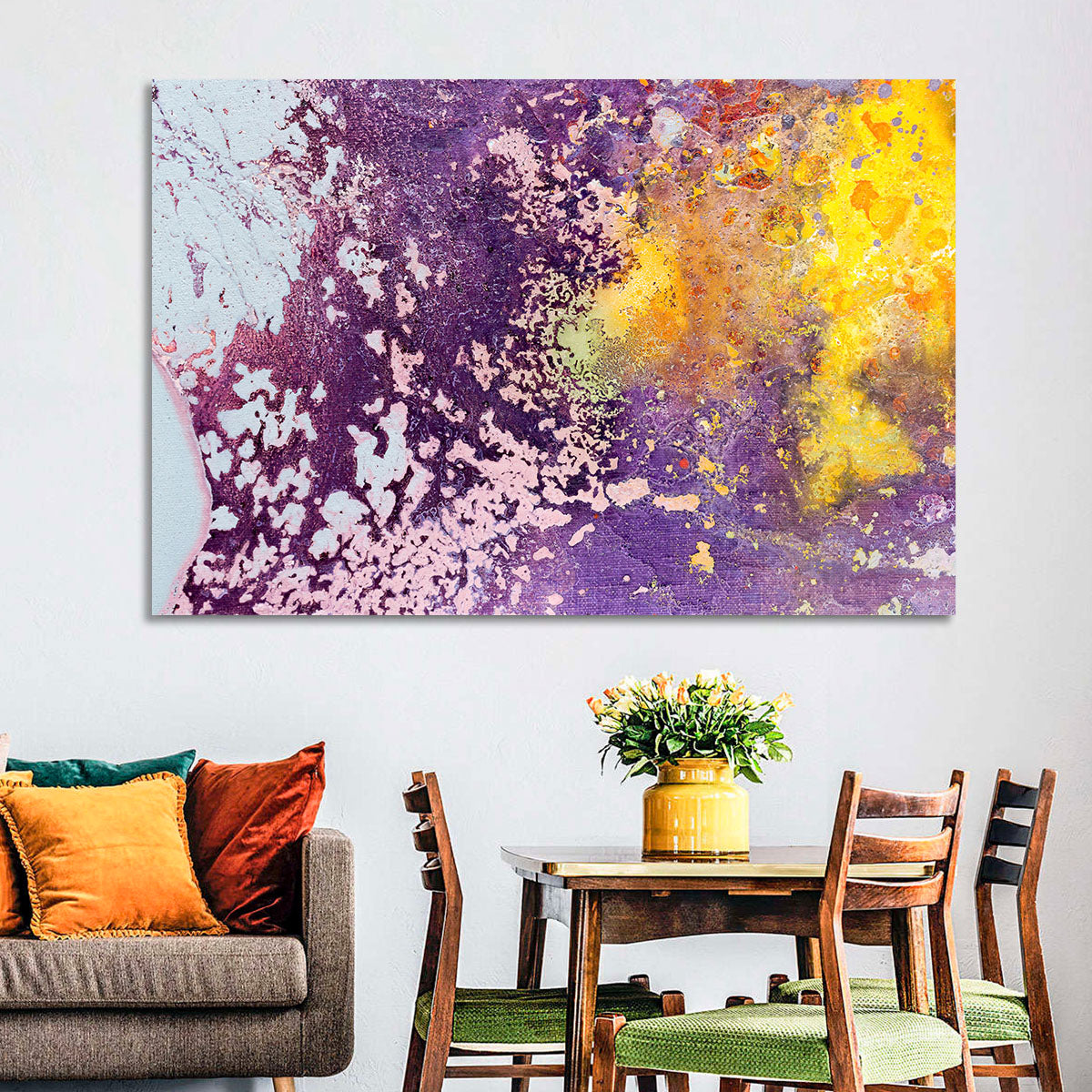 Color Fusion Abstract Wall Art