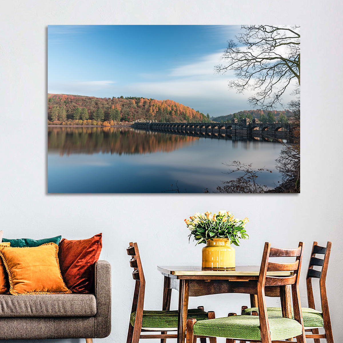 Tranquil Lake Vyrnwy Wall Art