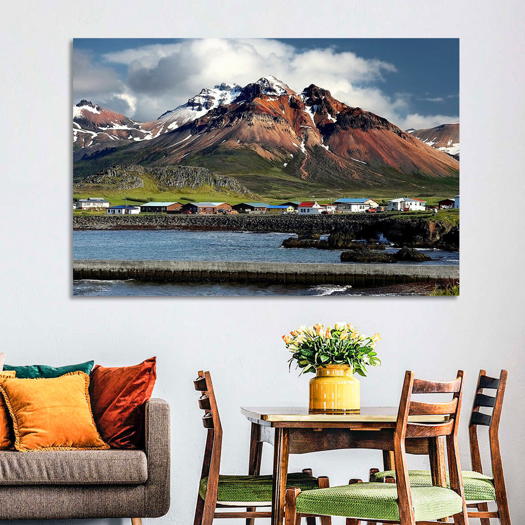 East Fjords Harbor Village Wall Art