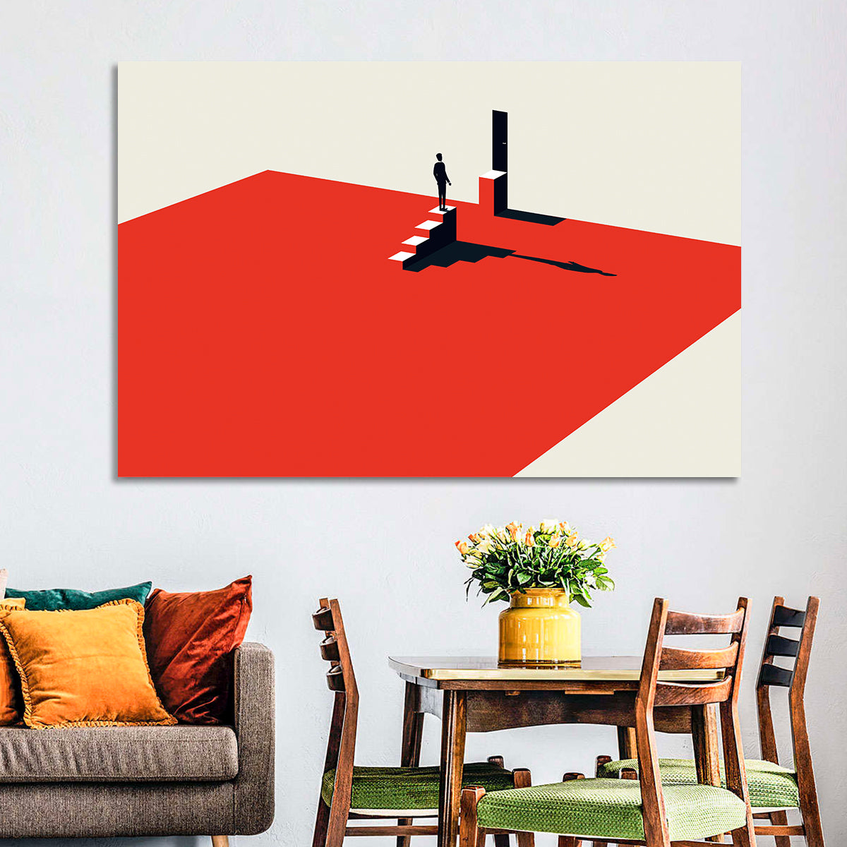 Business Challenges Wall Art in a room, landscape