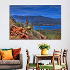 Roosevelt Lake Saguaro Vista Wall Art