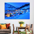 Andermatt Winter Village Wall Art