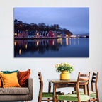 Tobermory Harbour at Twilight Wall Art