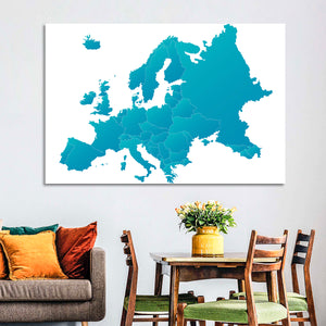 Europe Map I Wall Art