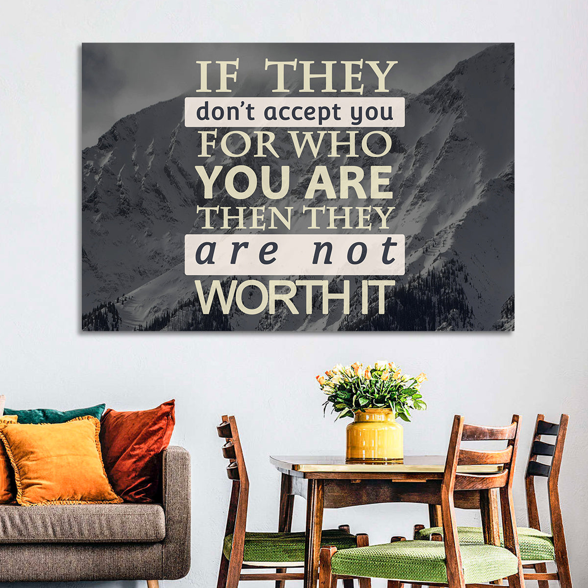 They Are Not Worth It Wall Art