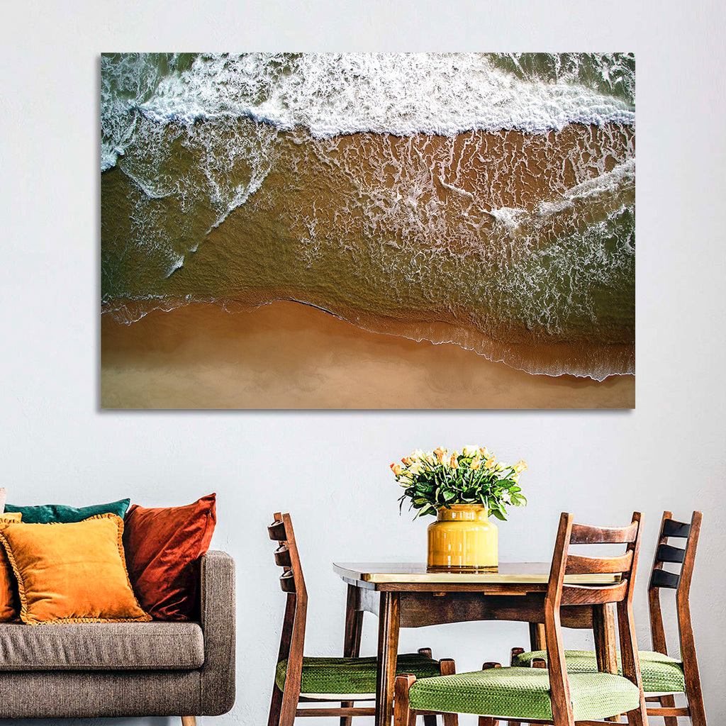 Misquamicut Beach Aerial View Wall Art