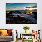 Thor's Well Sunset, Oregon Coast Wall Art