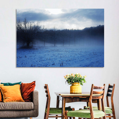 Snowy Italian Countryside Wall Art