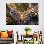 Petronas Twin Towers Kuala Lumpur Golden Hour Wall Art