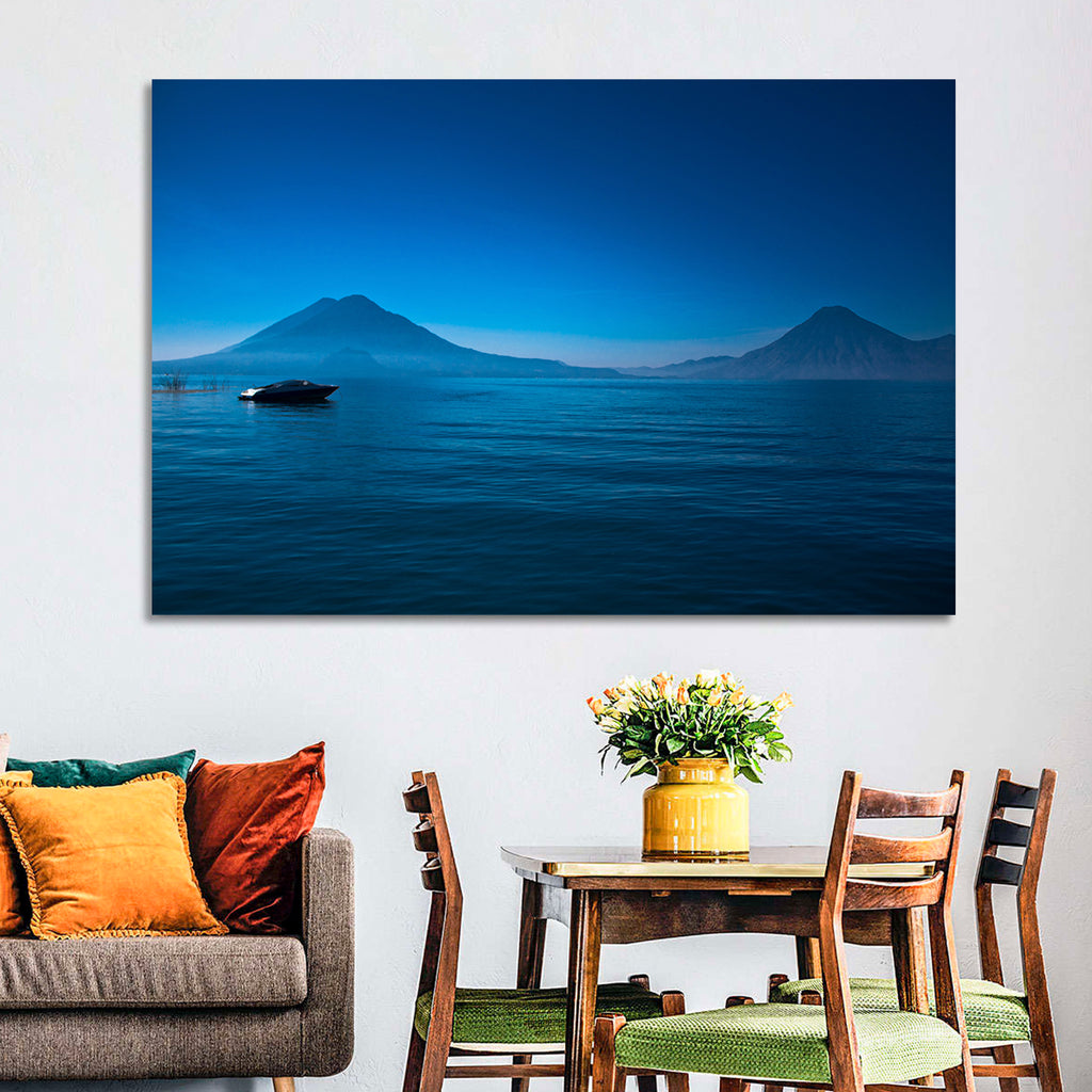 Boat on Lake Atitlán Wall Art