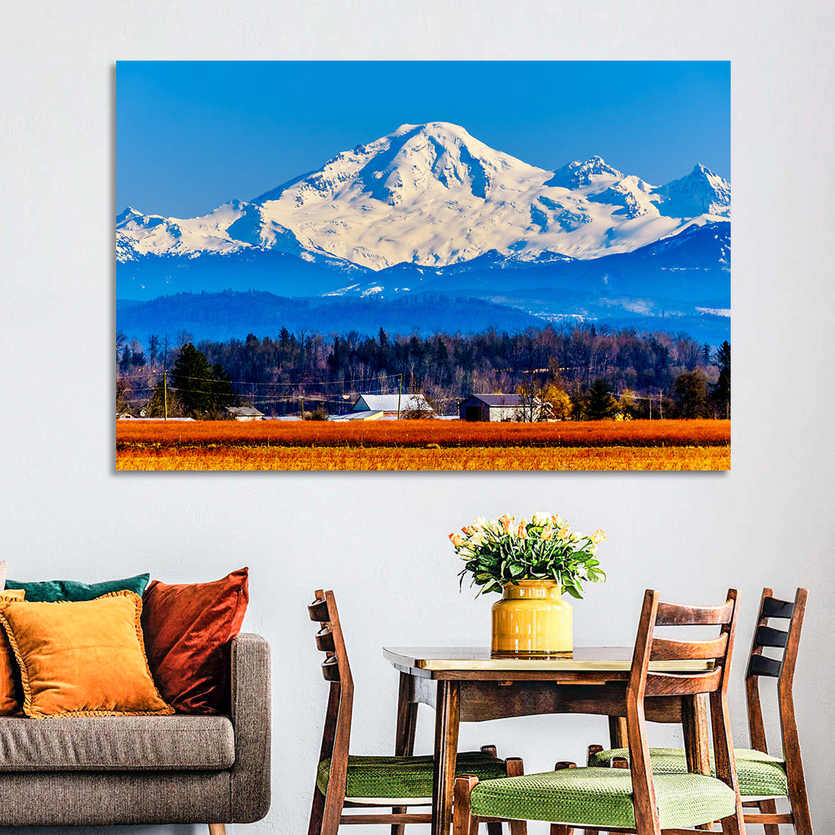Mount Baker Fields Wall Art