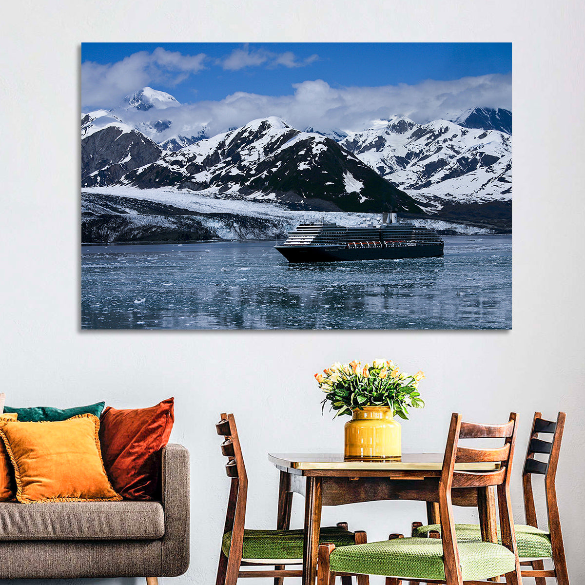 Cruise Ship in Yakutat Bay Wall Art