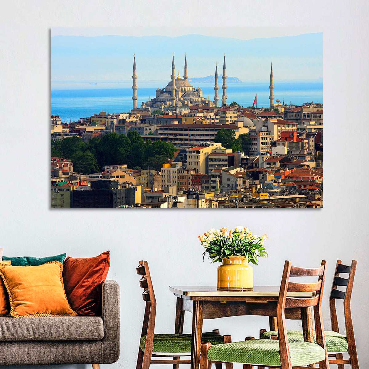 Sultan Ahmed Mosque Skyline Wall Art