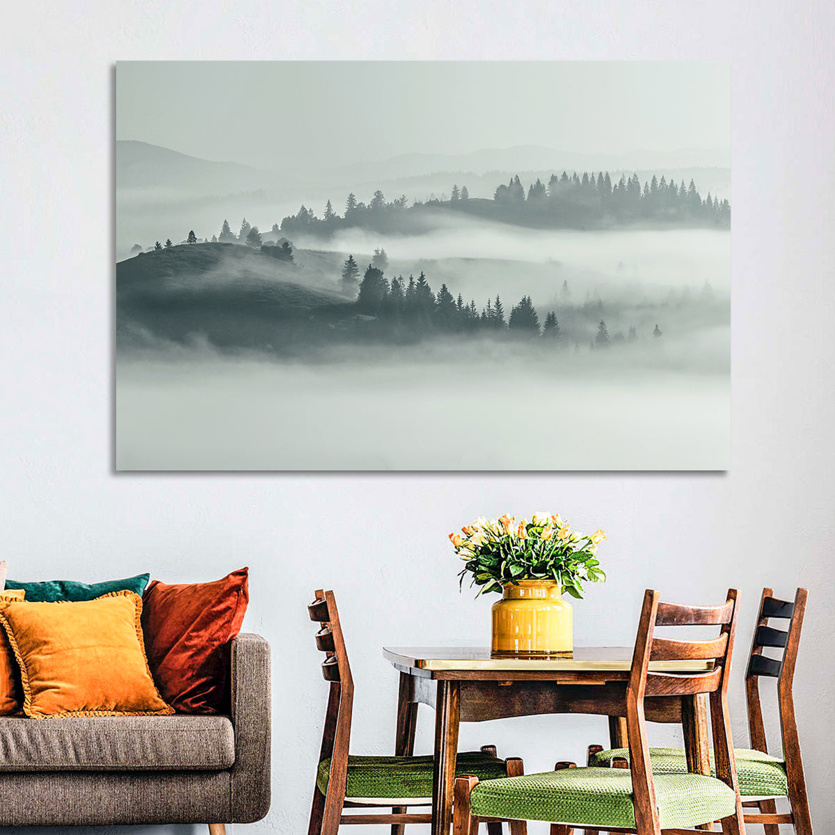 Carpathian Morning Mist Wall Art