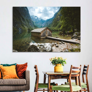 House on Lake Obersee Wall Art