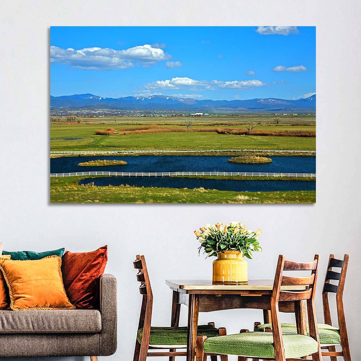 Genoa Township Pond View Wall Art