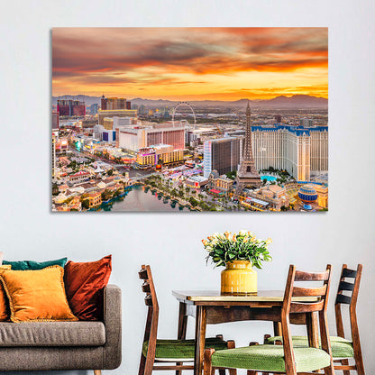 Las Vegas Cityscape Wall Art