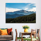 Pikes Peak Mountain Landscape Wall Art