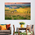 Val D'orcia Cypress Road Wall Art