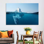 Split-level Iceberg Wall Art