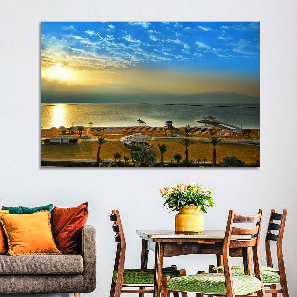 Dead Sea Sunset Wall Art