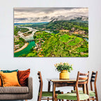 Rozafa Castle River Valley View Wall Art