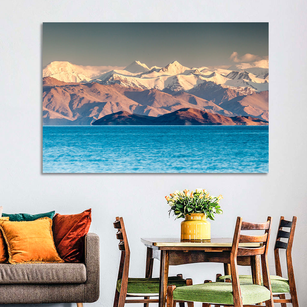 Karakul Lake at Golden Hour Wall Art